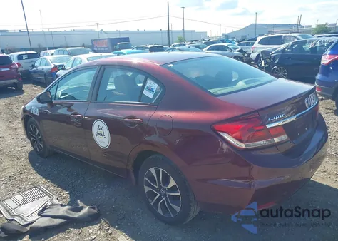 2014 Honda Civic Ex z USA, uszkodzony, nr VIN 19XFB2F8XEE218135